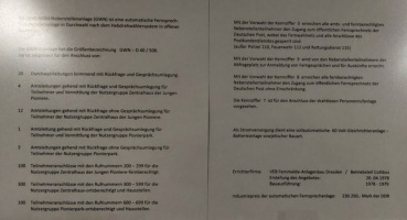 Tel.-Anlage,
 „von innen begehbar“,
 aber immer noch im Betrieb!